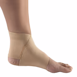 Champion Figure 8 Ankle Support Light Elastic Compression Brace Muscle Joint Recovery Beige Medium