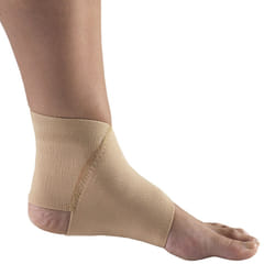 Champion Figure-8 Ankle Support  Light Elastic Compression Brace  Muscle Joint Recovery  Beige  4X-Large