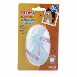 Nuby Silicone Gum Massager  Colors May Vary  5""""