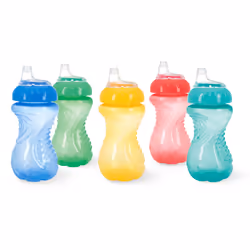 Nuby No-Spill Easy Grip Cup 10 Ounce Colors May Vary 1 Pack