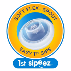 Nuby 2-Pack No-Spill Easy Grip Cup, 10 Ounce, Colors May Vary