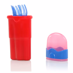 Nuby 9Piece Fork and Spoon Travel Set  Colors May Vary