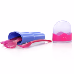 Nuby 9Piece Fork and Spoon Travel Set  Colors May Vary