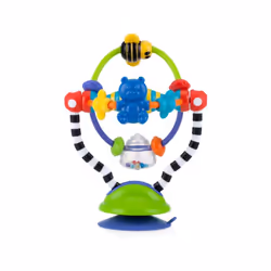Nuby Silly Spinwheel Toy with Suction Base - Interactive High Chair Toy for Babies and Toddlers - 6+ Months
