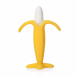 Nuby Soothing Banana & Corn Teether  2 Pack  3+ Months