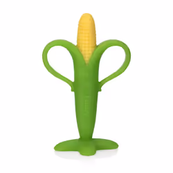 Nuby Soothing Banana & Corn Teether  2 Pack  3+ Months
