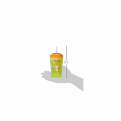 Nuby All in One Snack Bowl and No Spill Soft Straw Cup - 1 Pack Multicolor Snack N' Sip - Holds: 4.5 oz Container with Lid and 9 oz/ 270 ml Straw Cup