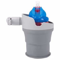 Nuby Collapsible Cup Holder - Travel/Stroller Accessory Gray