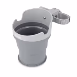 Nuby Collapsible Cup Holder - Travel/Stroller Accessory Gray