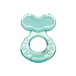 Nuby, Soothing Teether, Teeth Eez, 3+ Months, Aqua, 2 Piece Set