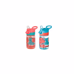 Nuby Incredible Gulp Water Bottle-No Spill Active Toddler Sippy Cup|360ml/12oz |Carry Handle|Dishwasher and Microwave Safe|Su ...
