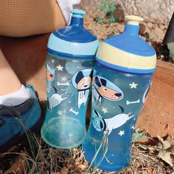 Super Slurp Water Bottle - No Spill Active Toddler Sippy Cup | 360ml / 12oz |Easy Grip | Dishwasher Safe | Suitable Beaker for 18 Months Plus