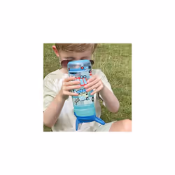 Nuby Super Quench Water Bottle-No Spill Active Toddler Sippy Cup|540ml/19oz |Carry Handle|Freeflow|Dishwasher and Steriliser Safe|Suitable Beaker for