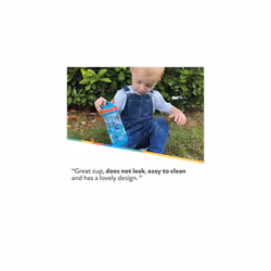 Super Flip Water Bottle-No Spill Active Toddler Sippy Cup|540ml/19oz |Carry Handle|Freeflow|Dishwasher, Steriliser Safe|Suitable Beaker for 18 Months