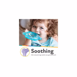 IcyBite Stacking Rings â Soothing Teether | Multiple Teething Surfaces | Refrigerator Safe | Suitable from 6 Months Plus