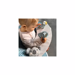 Nuby Animal Adventures Sit-Me-Up Baby Seat â Inflatable Sit & Play Floor Seat | Detachable Tray | Machine Washable | Suitable from 6 Months Plus