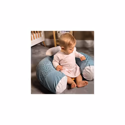 Nuby Animal Adventures Sit-Me-Up Baby Seat â Inflatable Sit & Play Floor Seat | Detachable Tray | Machine Washable | Suitable from 6 Months Plus