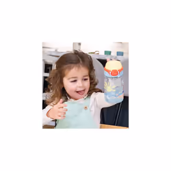 Super Straw Water Bottle - No Spill Active Toddler Sippy Cup | 360ml / 12oz | Carry Handle | Dishwasher Safe | Suitable Beaker for 12-18 Months Plus