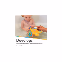 Starfish Hoopla Floating Bath Toy â Includes 3 Throwing Rings | BPA Free | Suitable for Ages 18 Months Plus