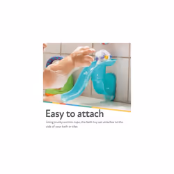 Splash 'N Slide Penguin Slide Baby Bath Toy - Early Development | Easy to Assemble | Suitable from 18 Months