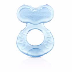 Nuby Silicone Teethe-eez Teether with Bristles Includes Hygienic Case