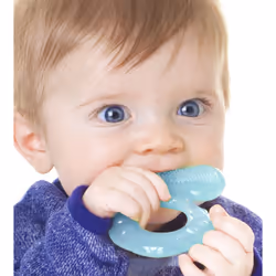 Nuby Silicone Teethe-EEZ Teether with Bristles Includes Hygienic Case