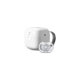 Nuby UV Dummy Steriliser, No Water, Chemicals, Cooling or Drying Required. Kills 99.9% of Germs, white