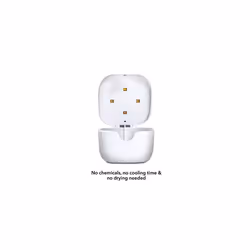Nuby UV Dummy Steriliser, No Water, Chemicals, Cooling or Drying Required. Kills 99.9% of Germs, white