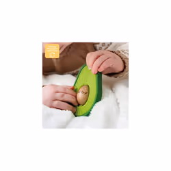 Nuby Avocado Teether, Teething Toy for Babies Aged 3 Months and Older