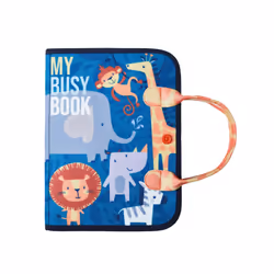 My Busy Book Sensory Toy for 3 year olds. Montessori Activity Board. Educational Toddlers Toys