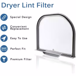 Dryer Lint Filter Compatible with LG DLE1001W  LG DLE7300WE  LG DLEX6001W  LG DLG1102W  LG DLGX5171V  LG DLGY1202W Dryer Models