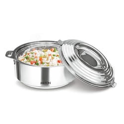 Milton Galaxia 1000 Insulated Stainless Steel Casserole  1200 ml  40 oz 126 qt Thermal Serving Bowl  Keeps Food Hot  Cold f