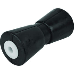 Attwood 11217-1 Heavy Duty Boat Trailer Roller  Rubber Shaft Keel  Black  12-Inch x 5/8-Inch