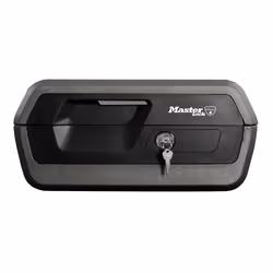 MASTER LOCK Large security chest, Black, Charcoal, Flat key, 419 mm, 375 mm, 193 mm, 321 x 232 x 136 mm