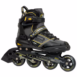 Roller Derby Aerio Q-60 Men's Inline Skates - Black/Yellow - Size 07