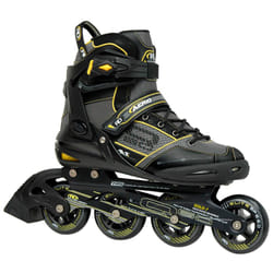 Roller Derby Aerio Q-60 Men's Inline Skates - Black/Yellow - Size 07