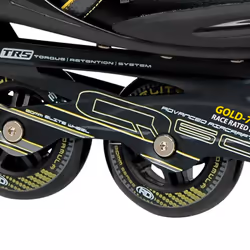 Roller Derby Aerio Q-60 Men's Inline Skates - Black/Yellow - Size 07