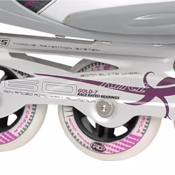 Roller Derby Aerio Q-60 Women's Inline Skates - White/Grey - Size 07