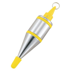 TAJIMA Plumb Bob - 10 oz (300g) Plumb-Rite with Quick-Stabilizing Cap & Embedded Bumpers - PQB-300