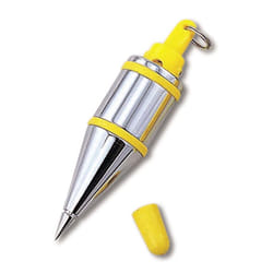 TAJIMA Plumb Bob - 21 oz (600g) Plumb-Rite with Quick-Stabilizing Cap & Embedded Bumpers - PQB-600