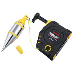 TAJIMA Plumb Bob Setter - 14 oz (400g) Magnetic Plumb-Rite with 14.5 ft Auto Recoil Cord & Quick-Stabilizing Bob - PZB-400GP