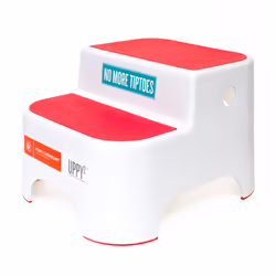 Prince Lionheart Dual Height UPPY2 Two Step Stool for Potty Training Kids and Toddlers to Wash Hands - Portable Non Slip Chil ...