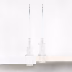 Richards Homewares Acrylic Shelf dividers 2 Pack- Closet Organizer and