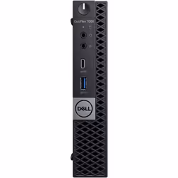 Dell Optiplex 7060 Micro MFF Desktop PC Intel i7-8700T 6-Cores 2.40GHz 16GB DDR4 New 256GB M.2 NVMe SSD WiFi BT HDMI New Dell KB & Mouse Windows 10 Pr