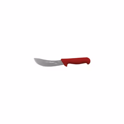 Professional Skinning Knife - BKR206-6 Red Handle Narrow Curved 6" Sanitized Stainless Steel Blade - Hunters Butchers Kitchen ...