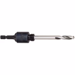 Starrett A4E 14-30mm/ 9/16-1.3/16-inch Arbor with Extra Length HSS Pilot Drill Fits Hole Saws
