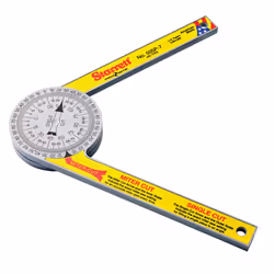 Starrett Plastic Mitre Protractor - 175mm (505P-7)