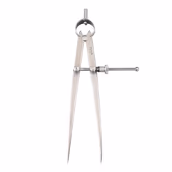Starrett Yankee Spring-Type Divider with High-Grade Steel  Bow Spring and Quick Adjusting Spring Nut - 8"""" Size and Capacit ...