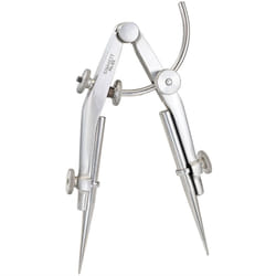 85A Carpenters and Sheet Metal Workers Improved Extension Divider with caliper legs