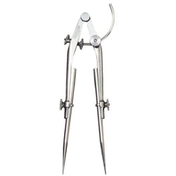 85B Carpenters and Sheet Metal Workers Improved Extension Divider with caliper legs